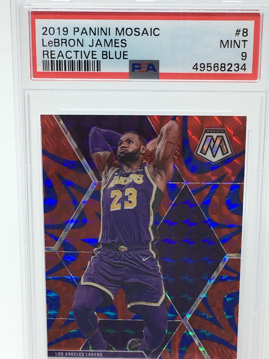 【PSA10】LeBron James  Reactive Blue レブロン 2019 Panini Mosaic #8 Leron James REACTIVE BLUE PSA 10 | eBay