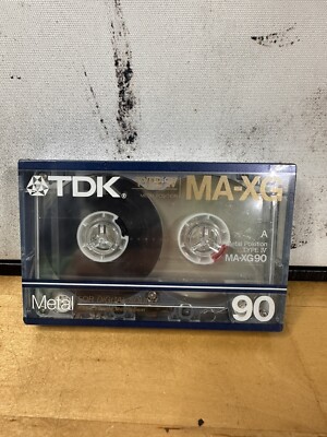 Brand New Sealed TDK MA-XG 90 Type IV METAL Cassette Tape MADE IN JAPAN 1986