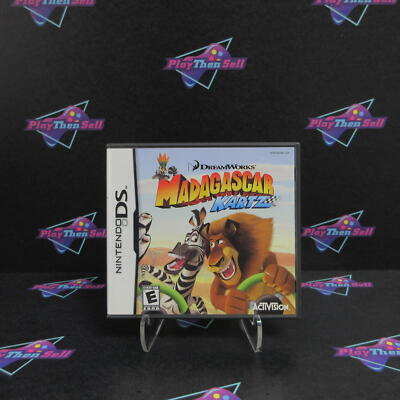 Refurbished Madagascar Kartz Nintendo DS Complete - Excellent Cond