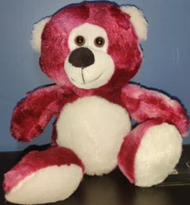 Calplush 12" Red Bear Plush Stuffed Animal