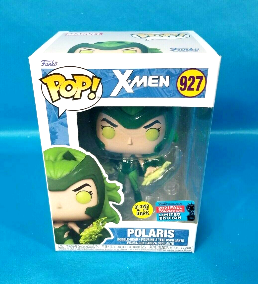 Funko Pop POLARIS #927 NYCC 2021 Glow in the Dark Marvel X-Men