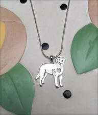 Golden Retriever Sterling Silver Charm Necklace - New - FREE SHIPPING