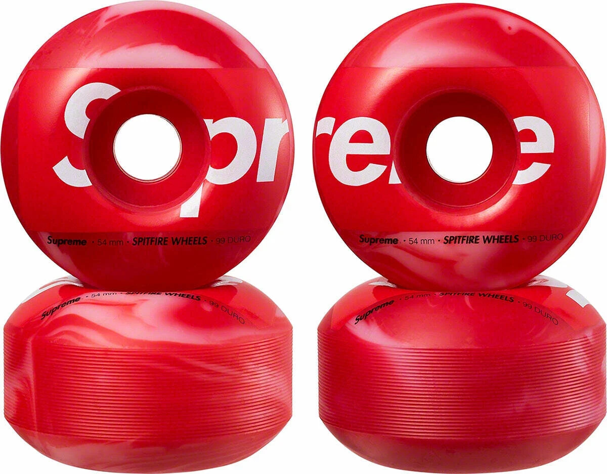 スケートボード Supreme Spitfire Wheels (Set of 4) 54mm Supreme Spitfire Shop Wheels (Set of 4) (Red) 54MM SS22 | eBay