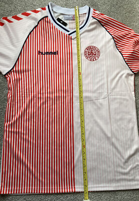 Denmark 1986 Mexico World Cup Away Shirt Laudrup #11 Iconic Rare