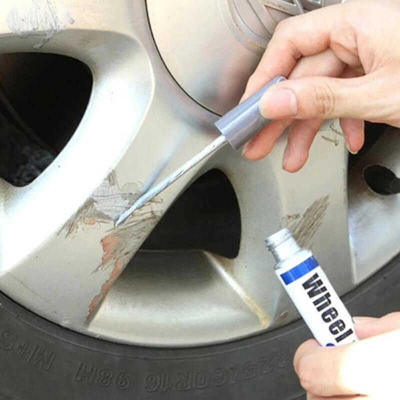 Stylo de retouche alu pour jante de voiture 12 ml Rimfix Stylo jante multimarque - Photo 4/4