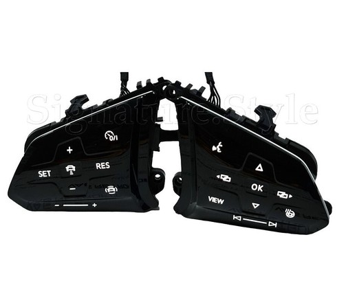 VW Golf 8 Arteon T-Roc T-Cross Tiguan Polo Jetta R Line steering wheel buttons - Picture 2 of 9