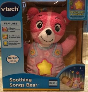 vtech soothing songs bear blue