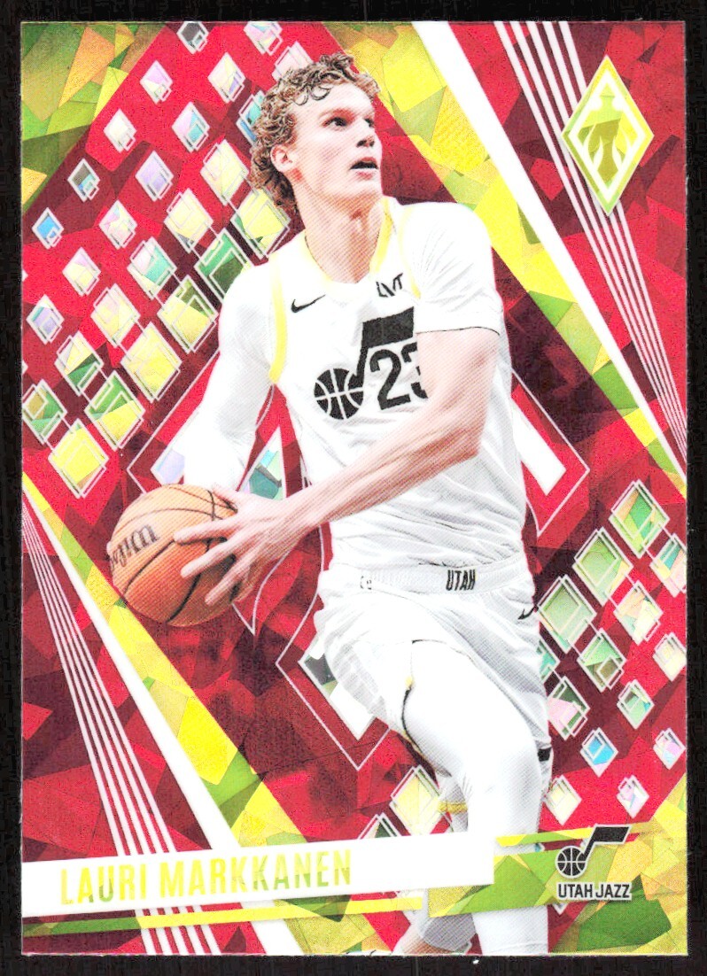 2023-24 5442E PANINI PHOENIX RED ICE LAURI MARKKANEN Utah 2023-24 5442E PANINI PHOENIX RED ICE LAURI MARKKANEN Utah