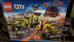 lego 60124 city volcano exploration base