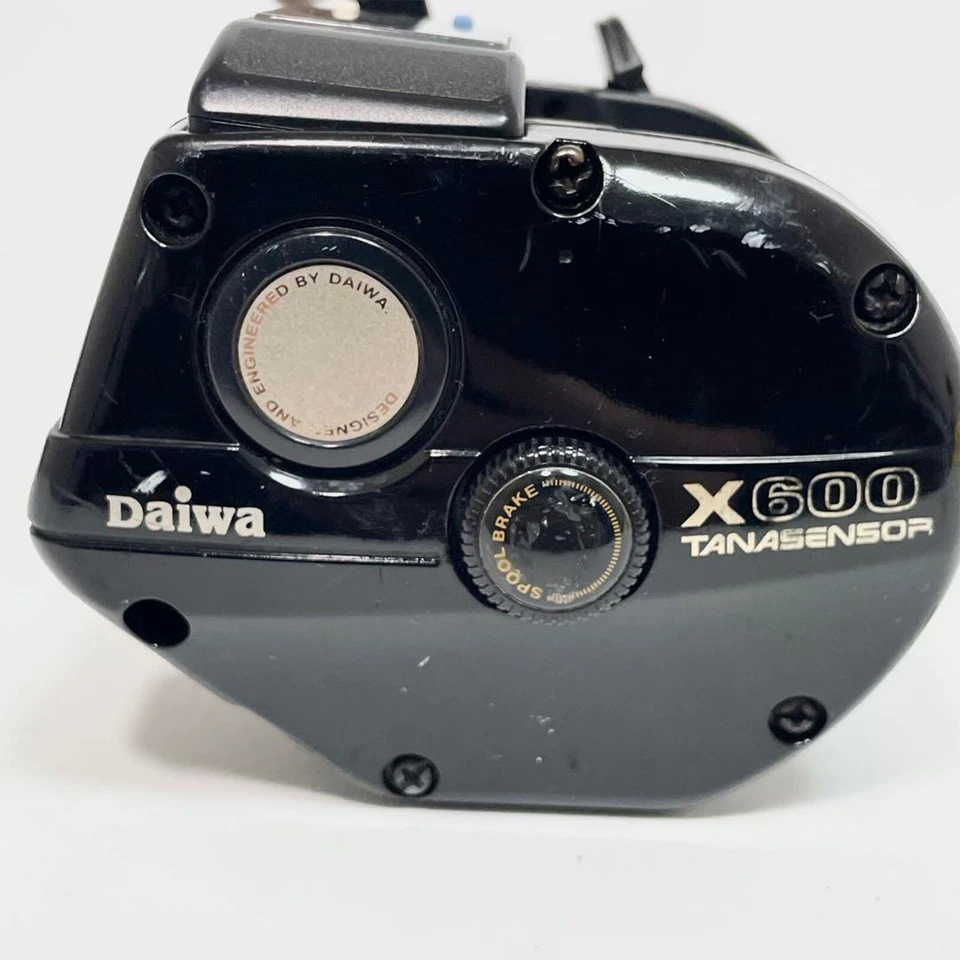 Daiwa TANASENSOR X600 Barco Pesca Manual Carrete Contador Función Japón Muy B... - Imagen 3 de 4