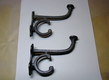2 vtg metal double hook