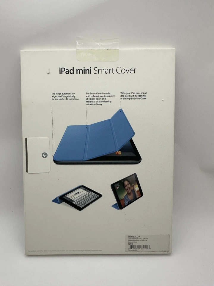 Apple Smart Protective Cover Light gray for iPad mini 1/2/3 MD967LL/A - Image 2 of 4