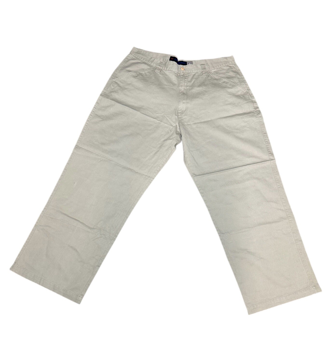 Vintage  Anchor Blue Beyond Baggy Wide Leg Pants  40x32  Khaki Beige Skate Y2k