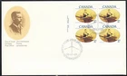 Canada Scott 862 LL Pl Blk FDC - Ned Hanlan