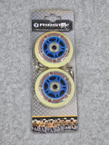 Razor RipStik Caster Board Wheels 76mm with ABEC 5 Bearings Blue New