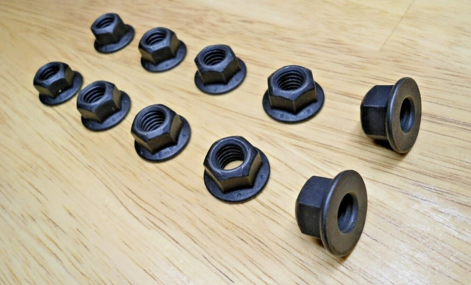 (GRAU 8) 8 PORCAS DE FLANGE DE TREM DE FORÇA PARA HEALEY JAGUAR JEFFREY ISO GRIFFITH ETC - Imagem 4 de 4