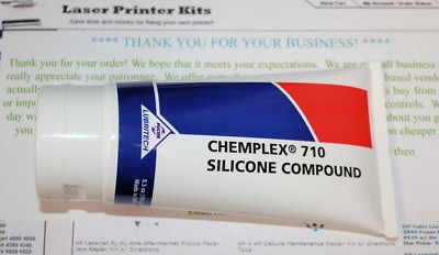 HP LEXMARK FUSER SLEEVE FILM GREASE 5.3 OZ  CHEMPLEX 710 SILICONE USA NEW 