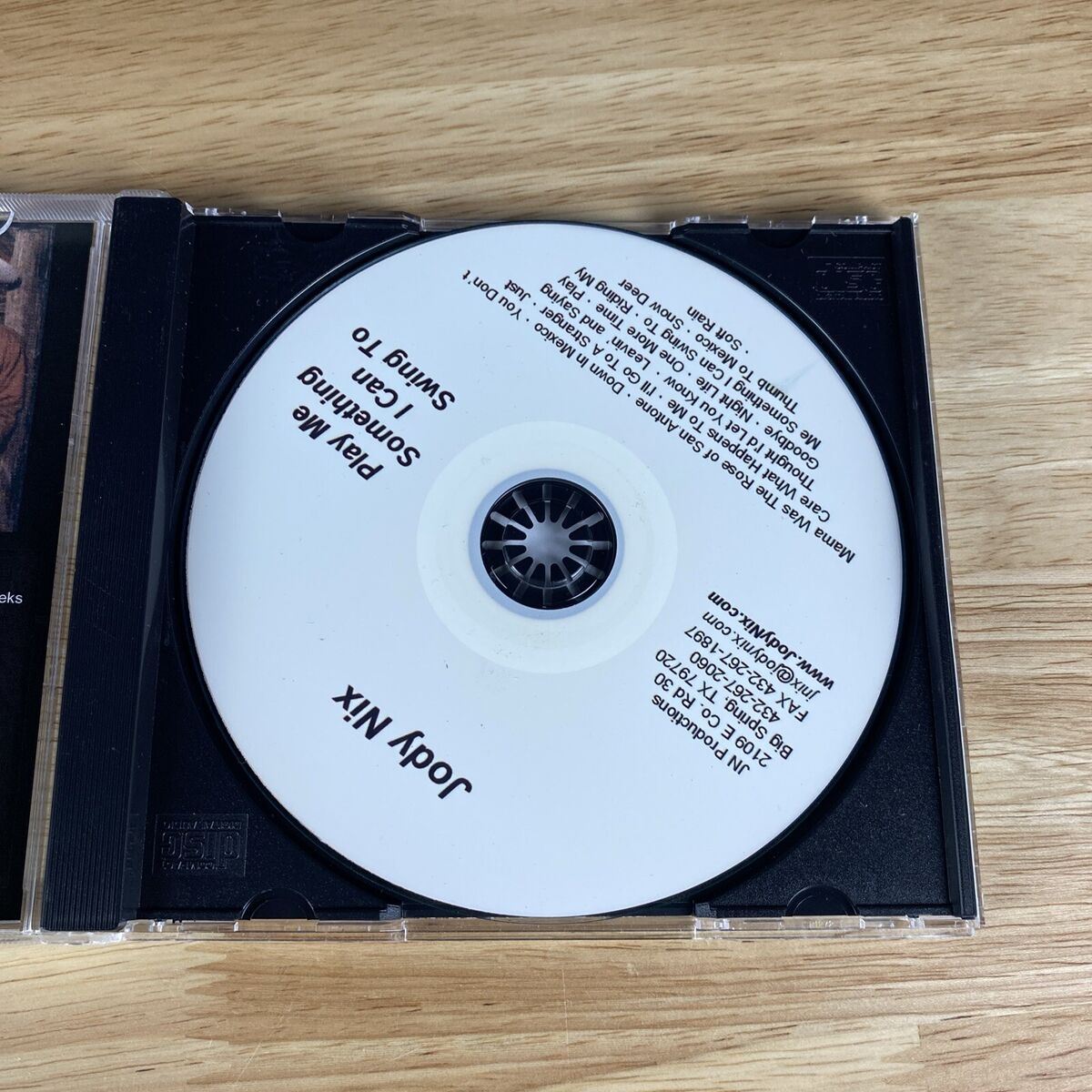 Jody Nix play Me Something I Can Swing To Cd Signed Jody Nix play Me Something I Can Swing To Cd Signed