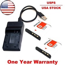 Battery / USB Charger For NP-BG1 Sony DSC-H50 DSC-H55 DSC-H70 DSC-H90 DSC-HX5 V