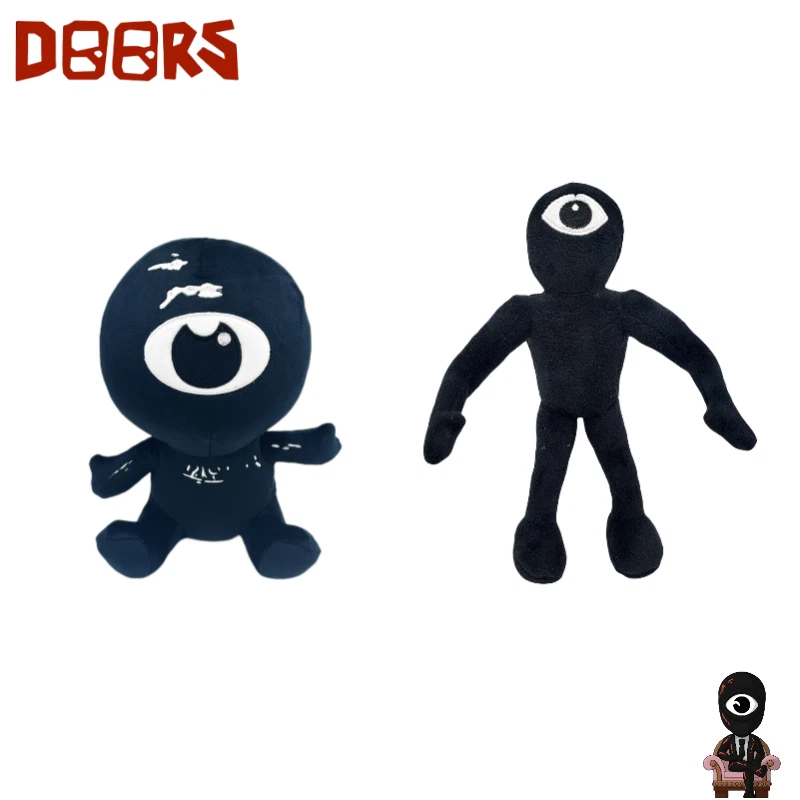 24cm Doors Seek Plush Toy Doll Horror Game Doors Figure Seek Cartoon Anime  Stuffed Animal Toy Soft Kids Toys Xmas Gifts