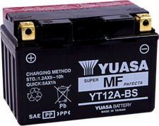 YUASA AGM Battery - YT12A-BS - .49 L YUAM32ABS
