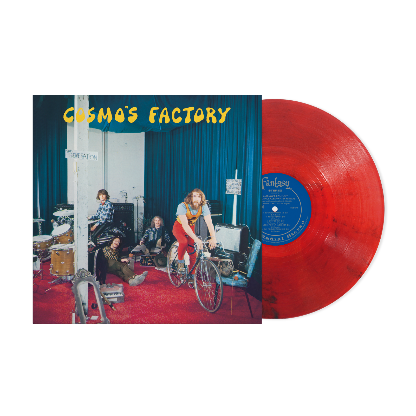 CREEDENCE CLEARWATER REVIVAL - Cosmo'S Factory (2025) LP red smoke vinyl