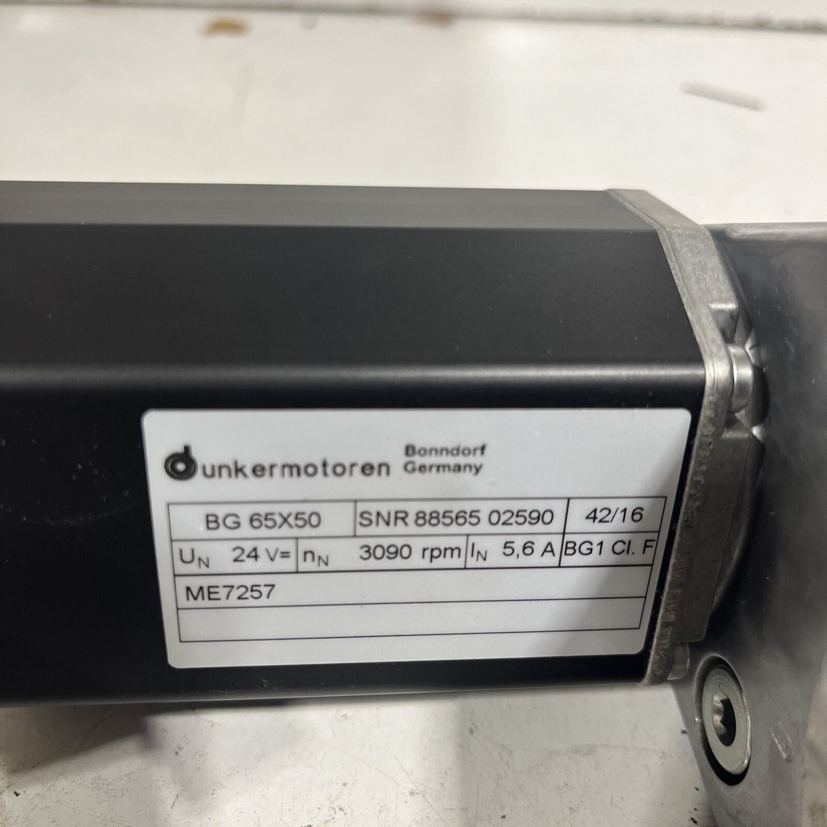 Dunkermotoren BG65X50 SI Servo Motor With Transmission + FGA08