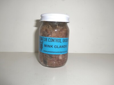 Predator Control Group ''MINK GLANDS'' 4 Oz PCG Coyote Bobcat Otter Mink Traps 