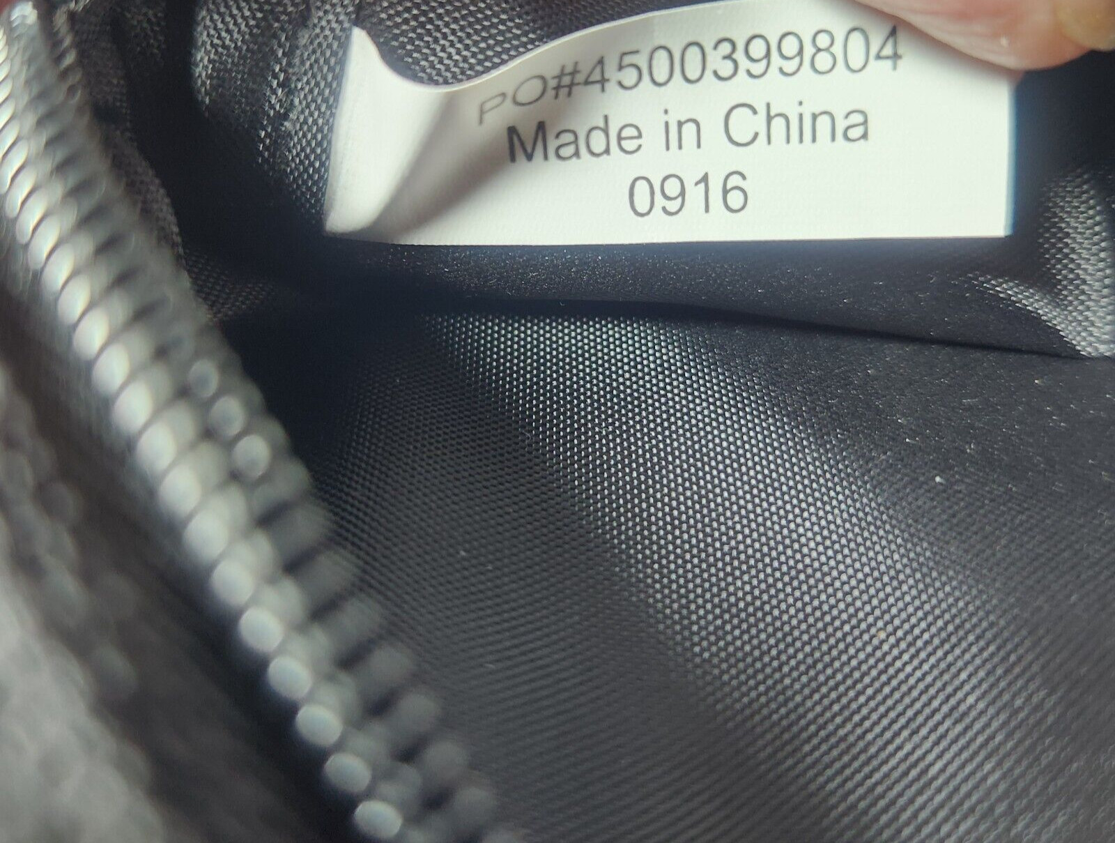 Travel Cosmetic Makeup Bag Black Mesh Zipper Hanging Organizer  10" X 6"