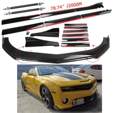 For Chevorlet Camaro Front Rear/ Bumper Lip Spoiler Splitter Body Kit Side-Skirt