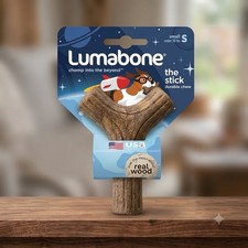 Lumabone “The Stick” Durable Chew • Small Dog Toy • Tough Nylon • USA Made
