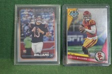 Caleb Williams 2023 Topps Chrome #202 & Bowman Chrome U #1 RC
