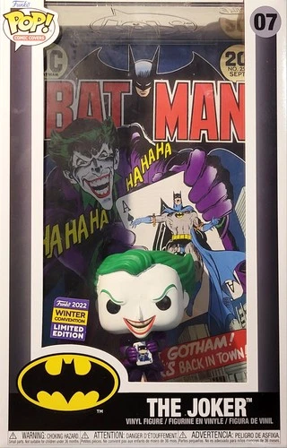 FUNKO POP! COMIC COVERS BATMAN - THE JOKER #7 UNOPENED! LIMITED EDITION!