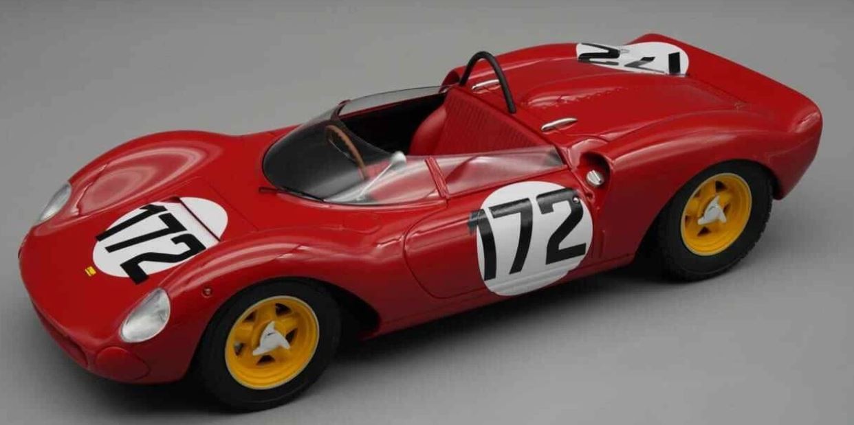Ferrari 206 #175 Tecnomodel 1/18 cadeau idéal pour collectionneur