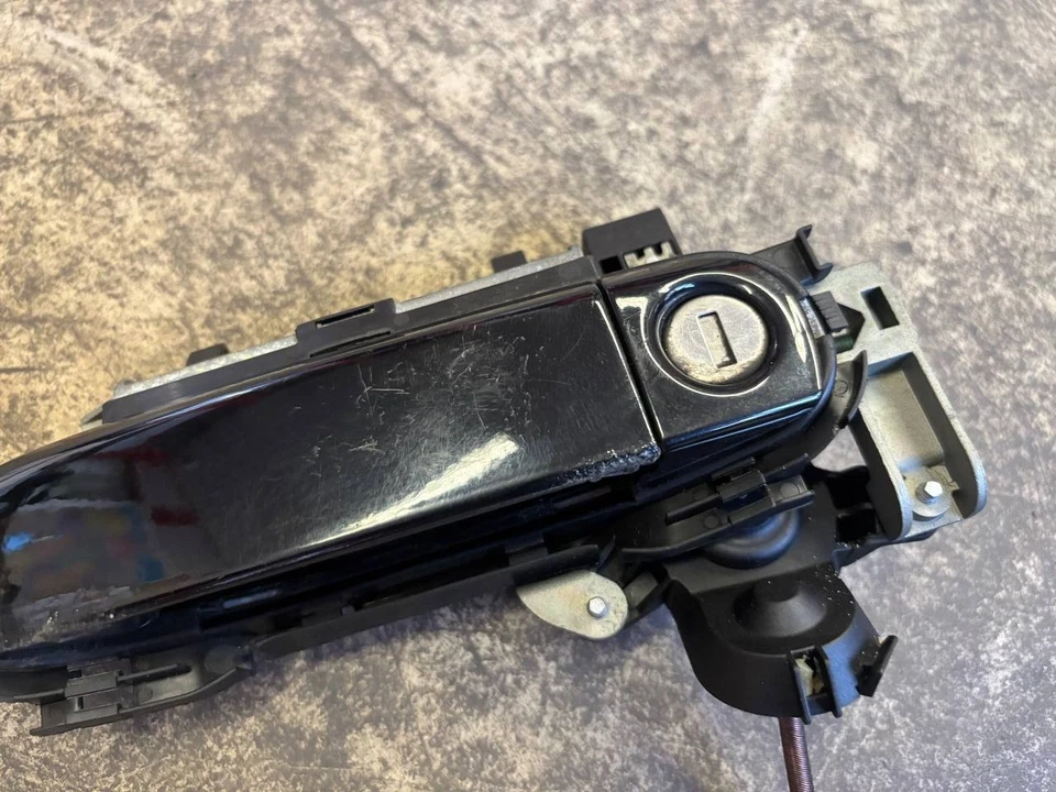 Türgriff Griff vorne links aussen Audi A4 S4 B6 B7 8E LY9B Brillantschwarz - Bild 2 von 4