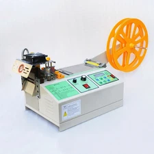 Automatic Hot And Cold Cloth Belt Tape Cutting Machine Zipper Webbing Cutter