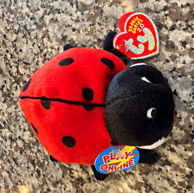 Online Gaming Ty Beanie Babies Maiden Ladybug Original Retired Vintage 2000