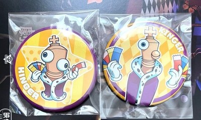 The Amazing Digital Circus Movie Kinger Tin Badge Set of 2 Japan NEW