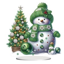 DIY Diamond Art Painting Desktop Ornament Christmas Snowman Special Snowman05