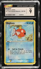 Magikarp 65/109 EX Team Rocket Returns CGC 9 MINT Vintage Pokemon Card 2004 on eBay