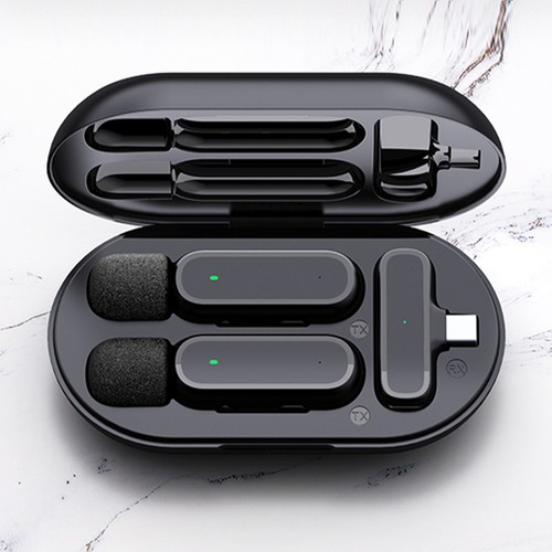 Lavalier Microphone Audio Video Recording Mic For iPhone 15 For Android Phone - Afbeelding 3 van 19