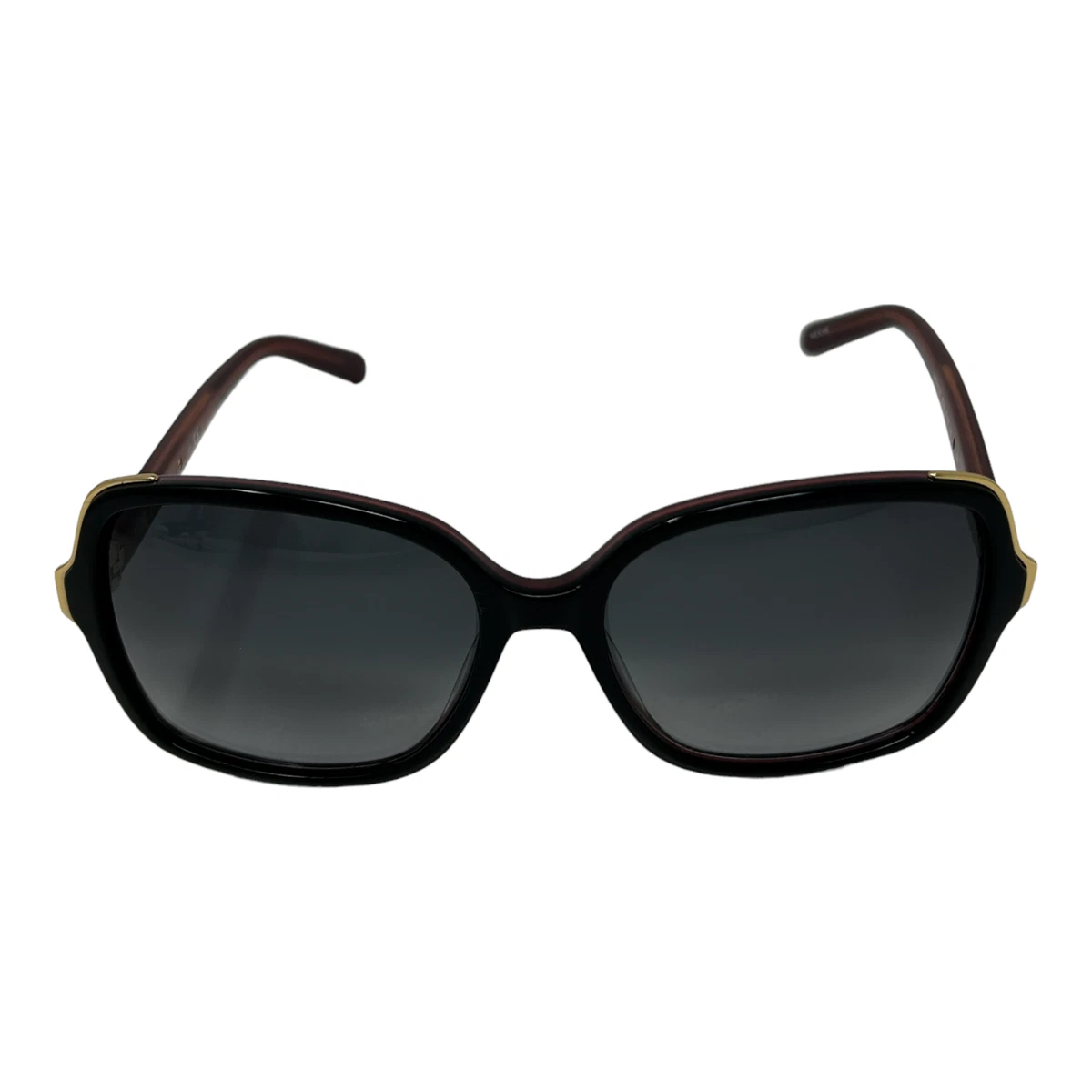 Black Pelotonia Sunglasses Green lens with Bobbie Brown Hard Case Bobbi Brown Sunglasses for Women for sale | eBay main image 2