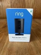RING: Sealed STICK UP CAM BATTERY, Wireless Indoor/Outdoor Camera 1080p HD Black