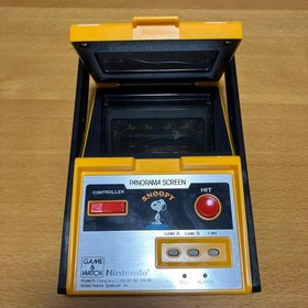 Nintendo Game & Watch Snoopy Panorama Screen SM-91 1983 with Box Tested