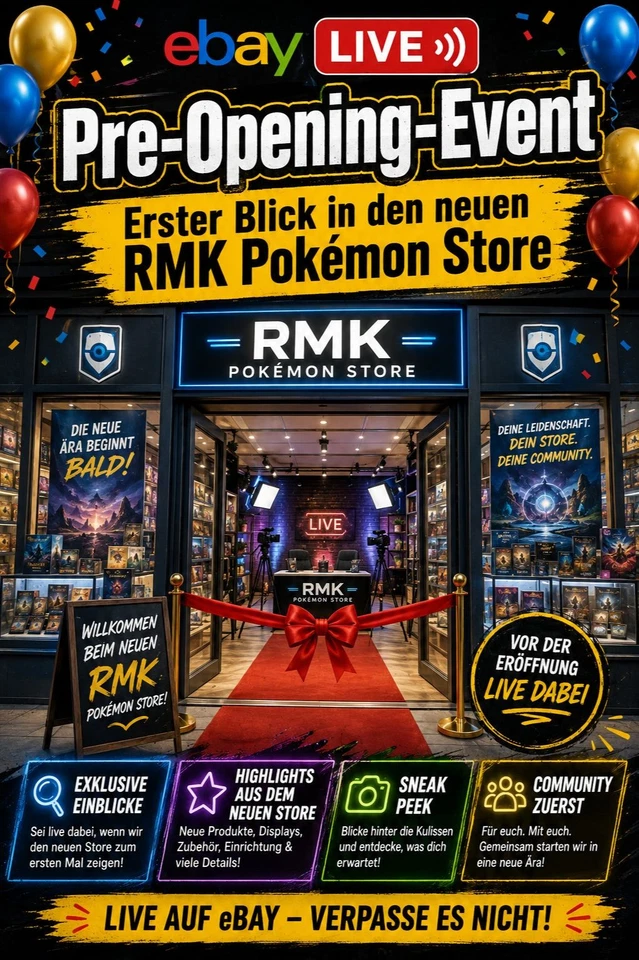 Pre-Opening-Event - Erster Blick in den neuen RMK Pokémon Store