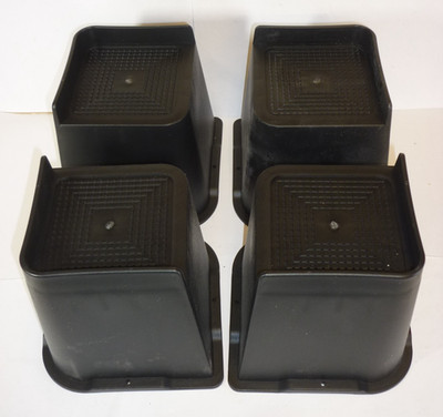 4er Set Betterhöhung Unterstützung Bettheber 5'' hoch 13cm Couch Sofa Tisch Stuhl Bein
