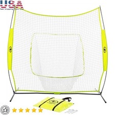 7ft x7ft Hit Pitch Training Net for Baseball Softball Protective Screens 11.02lb
