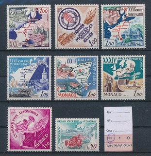 LT07448 Monaco Monte Carlo rally fine lot MNH