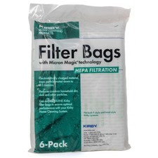 Kirby Micron Magic Plus HEPA Filter Bags 6-Pack  Part 6 Pack Bags, White