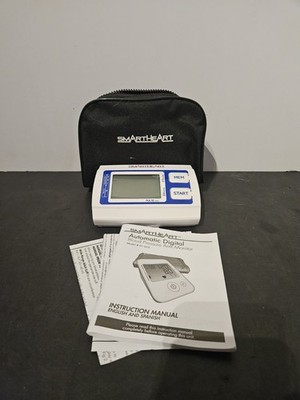 Smart Heart Automatic Digital Blood Pressure Arm Monitor Kit Adult Arm Cuff New 